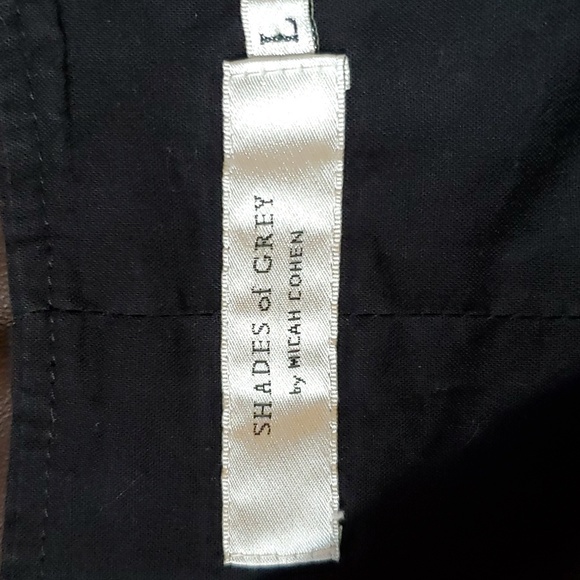 Shades of Grey by Micah Cohen size large men's black vest - Picture 3 of 3